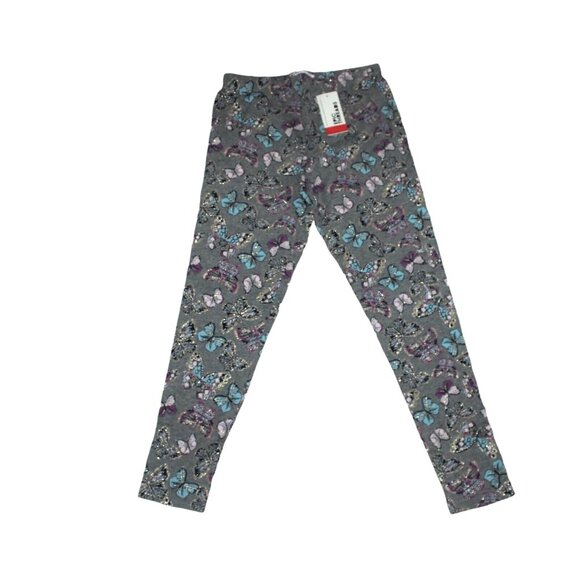 Epic Threads girls butterfly leggings-gray with gold sparkle-size XL-NWT - Picture 1 of 4